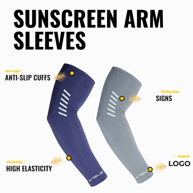 Cooling Ice Silk Arm Sleeves with UV Protection 4