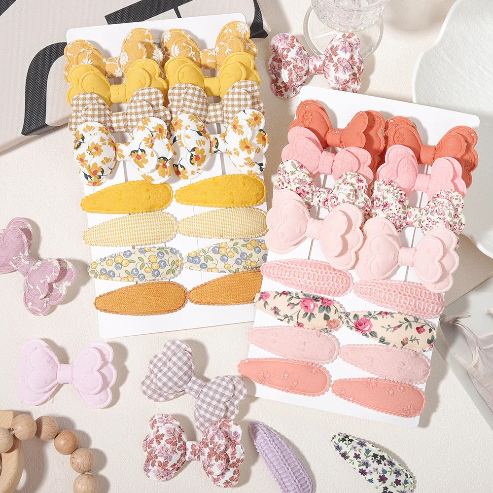 16 Stücke Mädchen Bogen Haar Clips Nette Candy 2