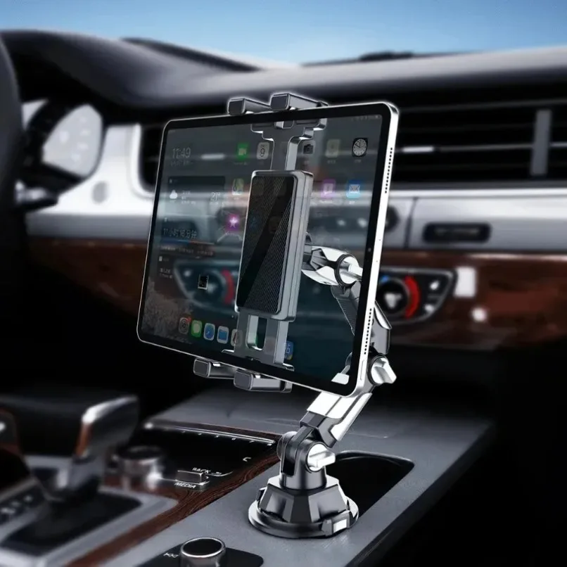 Auto-Getränkehalter Telefon- und Tablet-Halterung 360-Grad-Drehung Flexibler Armständer für