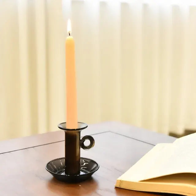 Vintage Glass Candle Holder 4