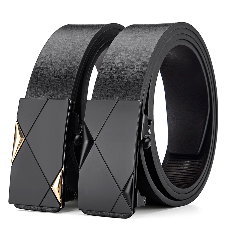 Brand Genuine Leather Belt Can Print Toothless Men's