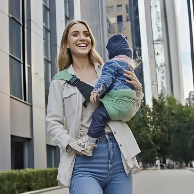 Soft Baby Carrier with Hip Seat 3