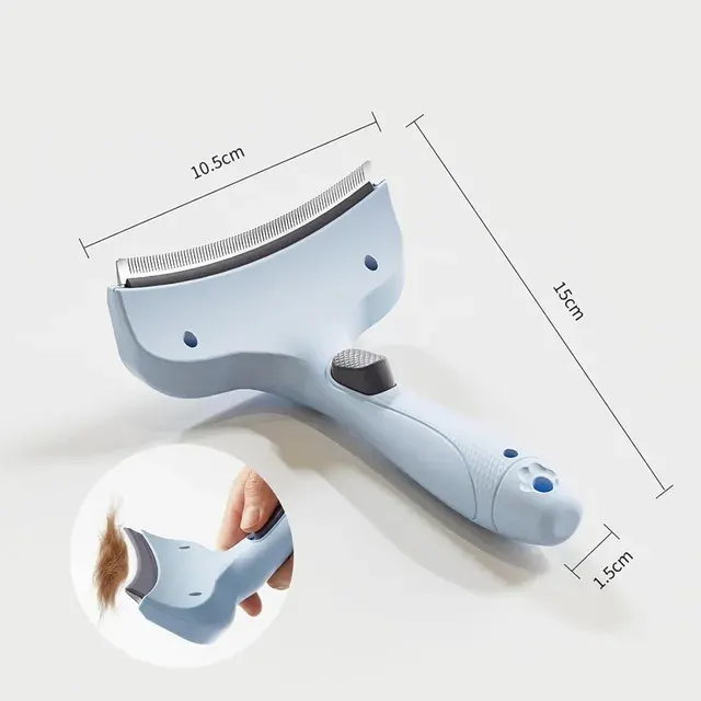 Curved Pet Grooming Comb 3