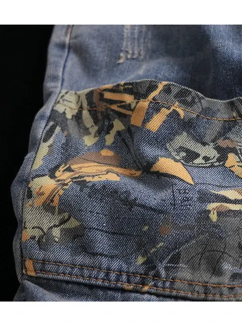 Patchwork Baggy Damenjeans 3