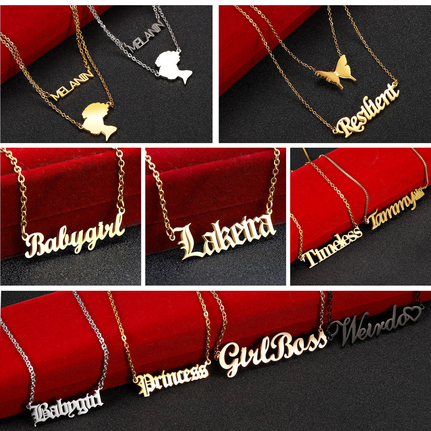 Personalized Stainless Steel Name Necklace 3