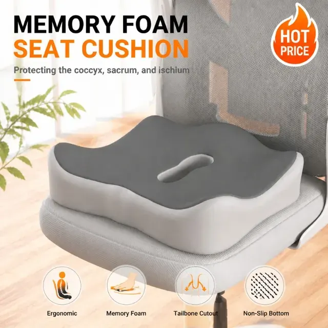 Orthopedic Memory Foam Seat Cushion 2