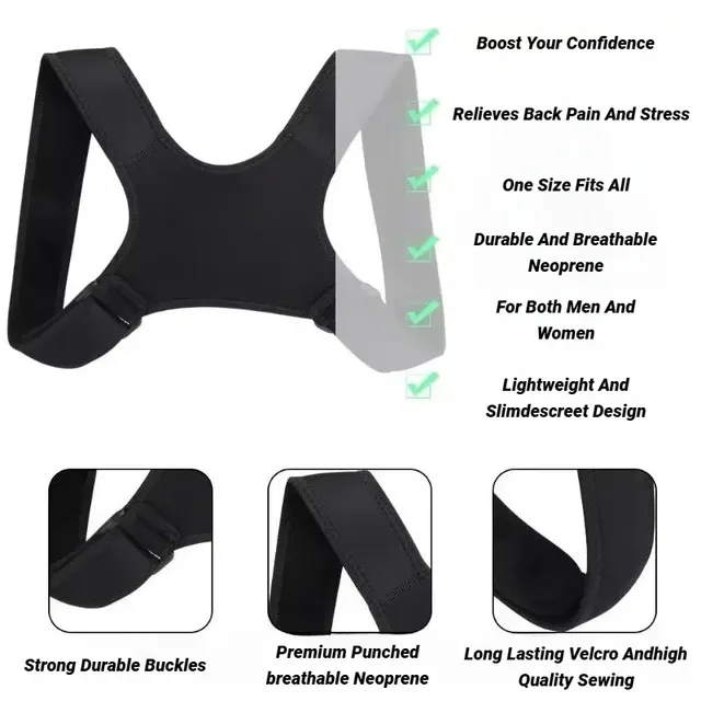 Adjustable Posture Corrector Belt for Sitting 1