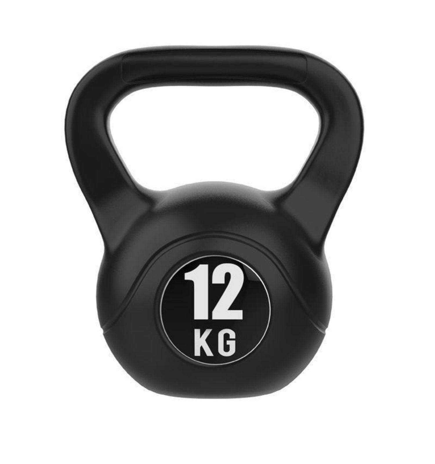 Black Cast Iron Powder Coated Kettlebell 4