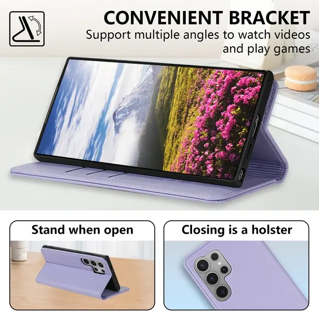 Leather Card Pocket Case Samsung Galaxy 3