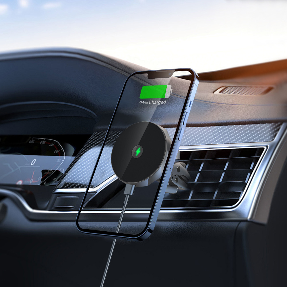 Super Strong 15W Magnetic Wireless Fast Charging Car 2