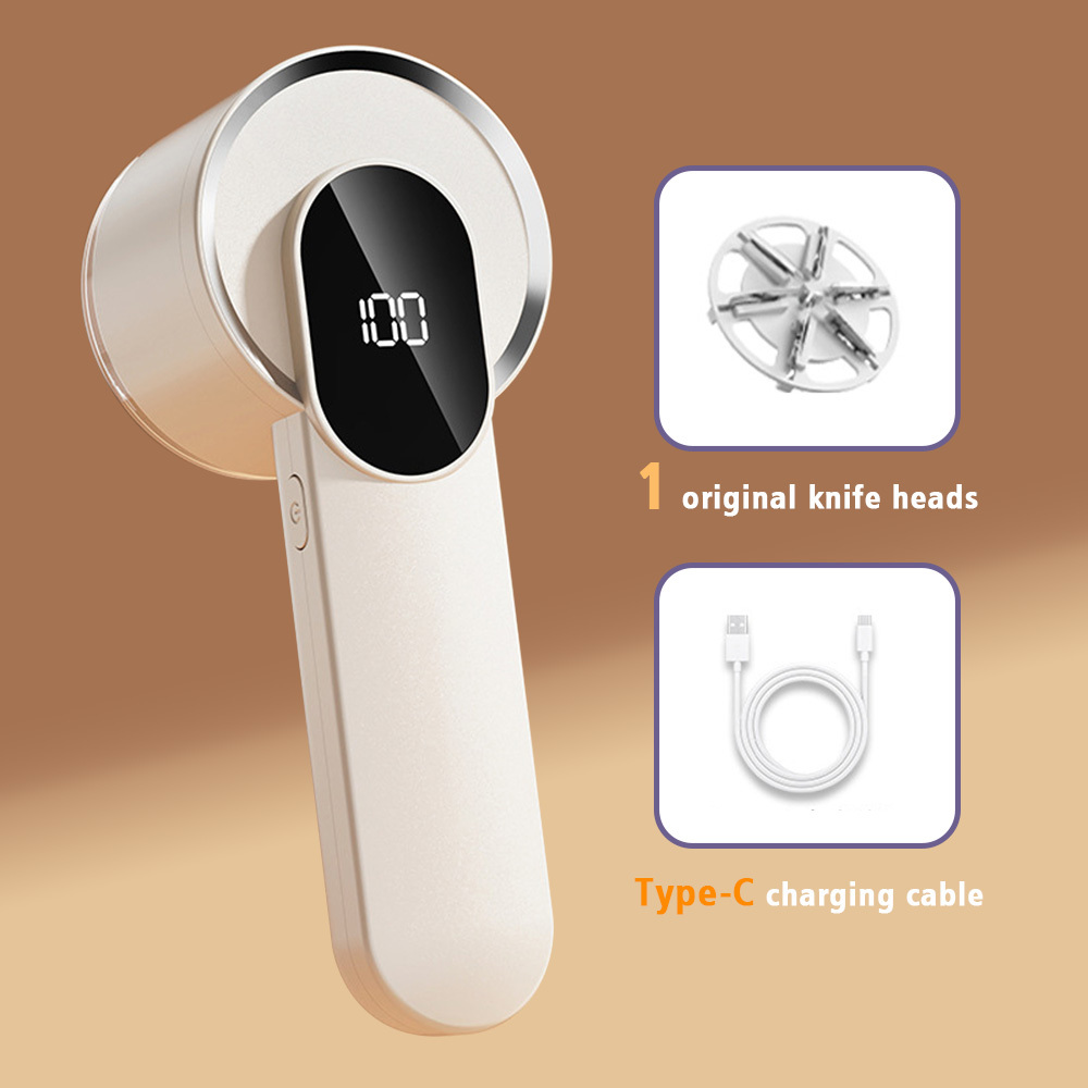 Rechargeable Lint Remover with Stainless Steel Blade 3