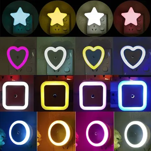LED Nachtlicht Mini Nette Wand Plug-in Auto Sensor
