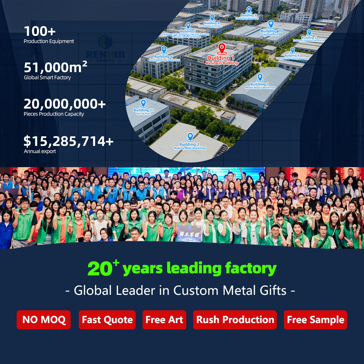 Enamel Metal Keyring in 2D and 3D 4