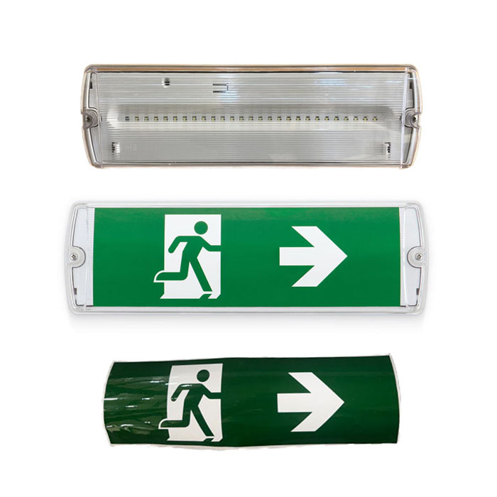 IP65 Rechargeable LED Emergency Bulkhead Light 3
