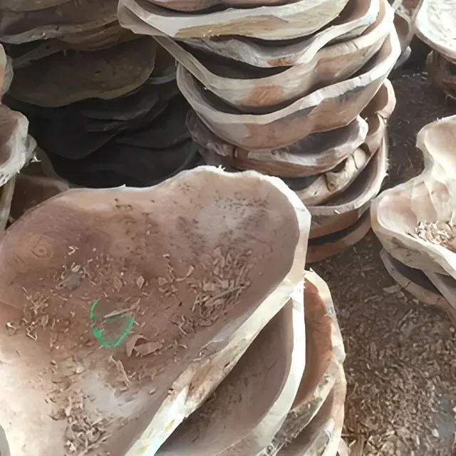 Holz-Salatschüssel 4