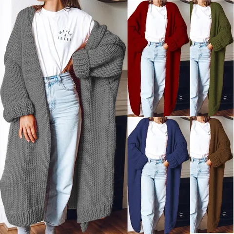 Plus Size Knit Cardigan