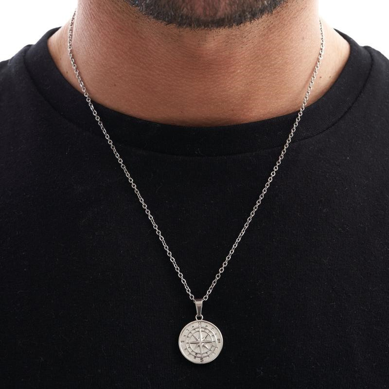 Unisex Stainless Steel Heart Pendant Necklace 4