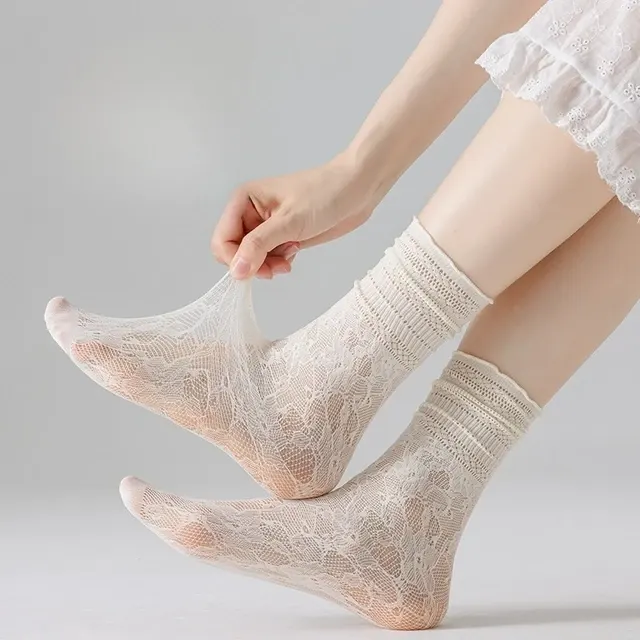Spitzen-Netzsocken 3