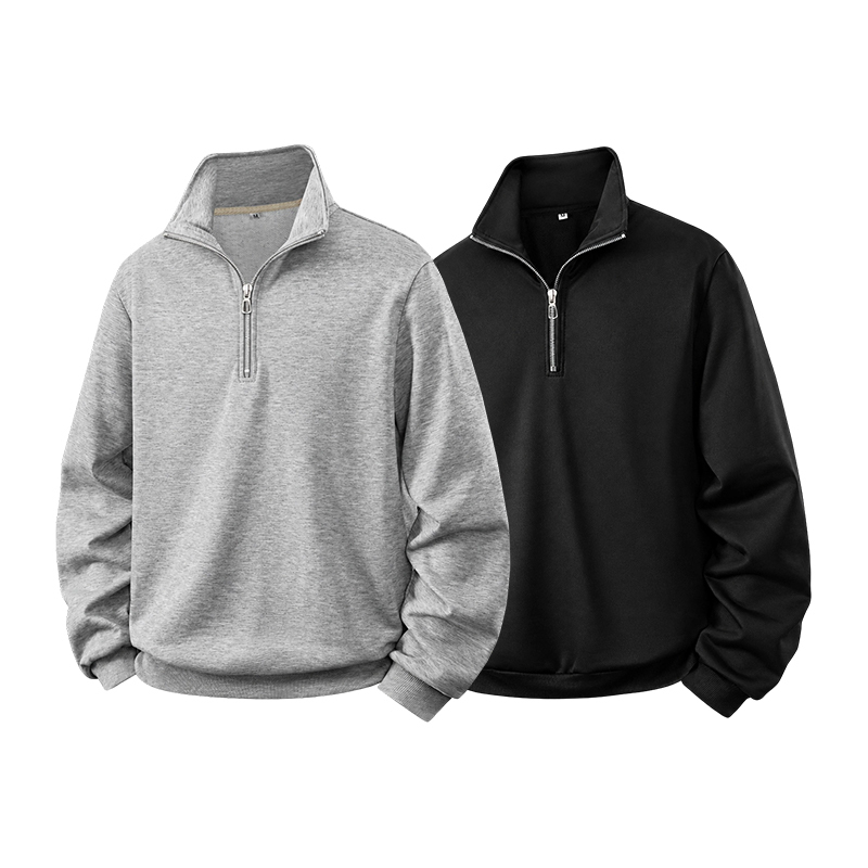 230 GSM Polyester Quarter-Zip Sweatshirt 3