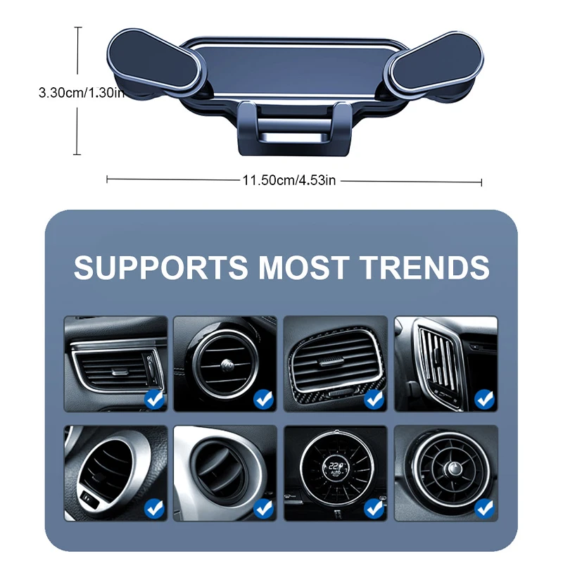 360° Gravity Car Phone Mount Holder 2