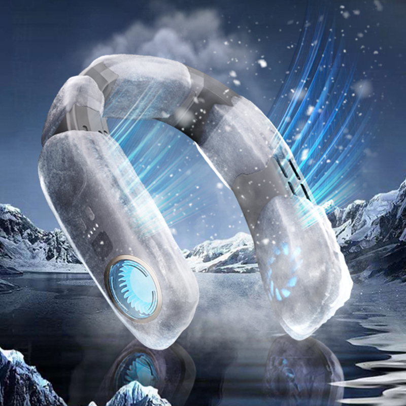 Pattern Portable Rechargeable Luxury Air Conditioner Neck Hanging 3