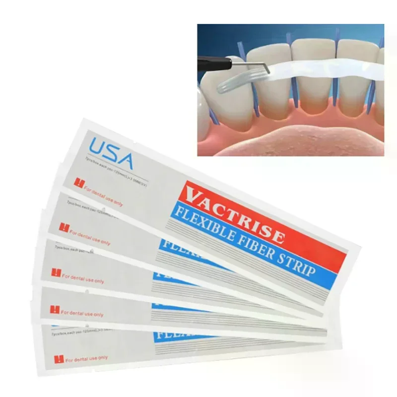 Flexible Glasfaser-Fixierstreifen für Zahnschienen