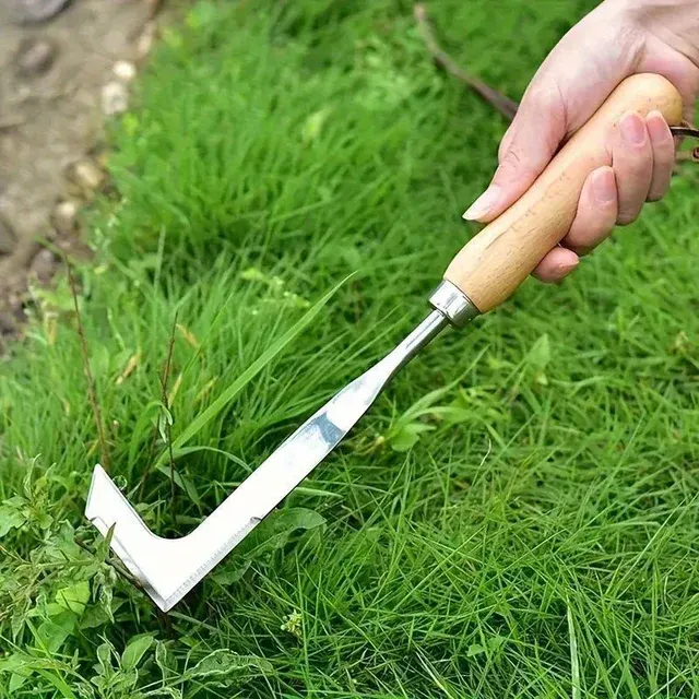 L-Shaped Stainless Steel Weed Puller 3