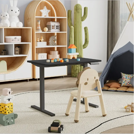 Electric Standing Desk Whole Piece Adjustable Height Home