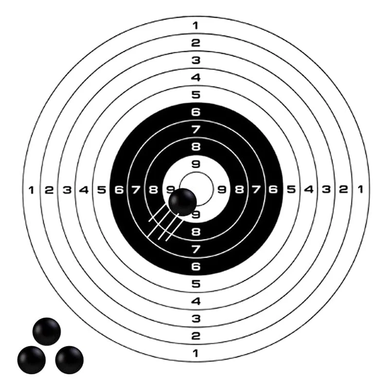 . 50 Cal Paintball 200 Bälle Neue Wiederverwendbare 2