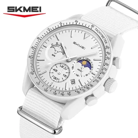 Quarz-Chronograph-Sportuhr mit Nylonband