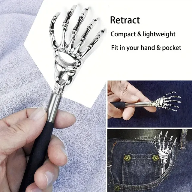 Telescopic Back Massager with Rubber Grip 4