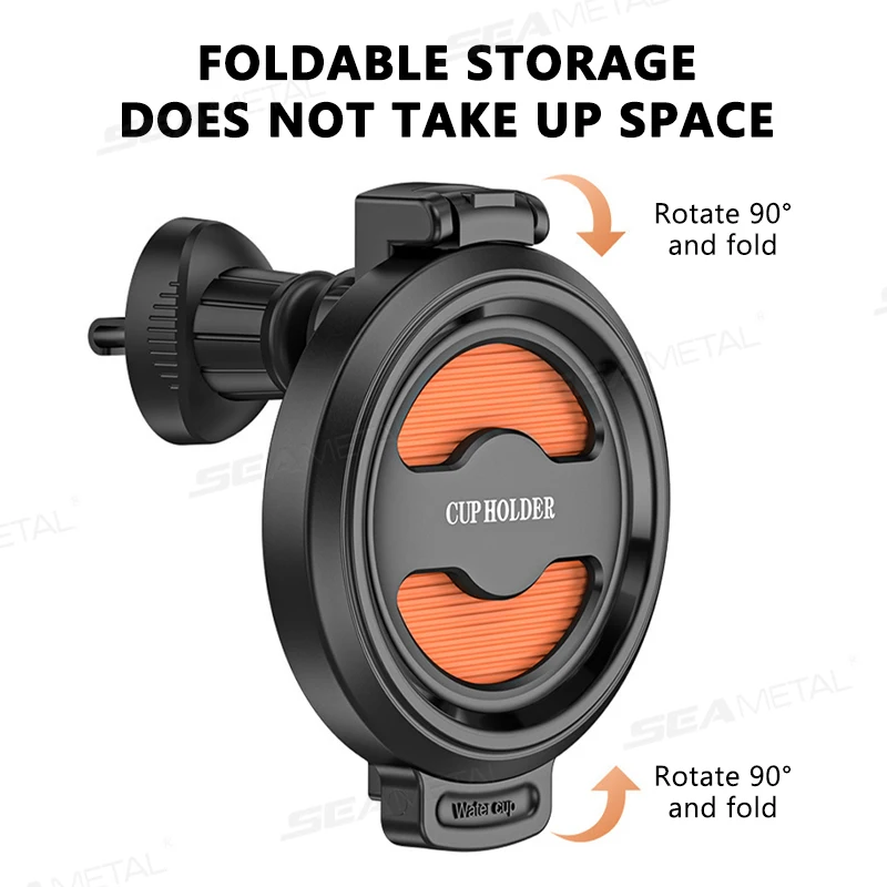 Foldable Car Drink Holder for Air Vent 2