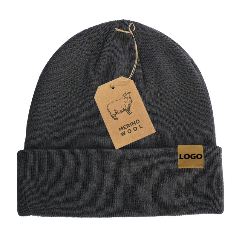 Men Women Winter Knitted Hats Warm Ski Cap 2