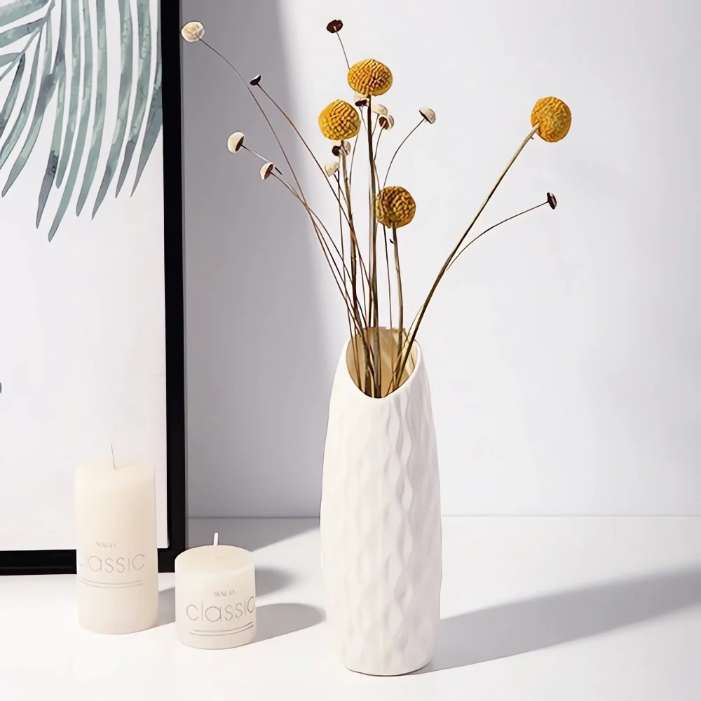 Nordic Kunststoff Vase Einfache Kleine Frische Blumentopf Lagerung 4