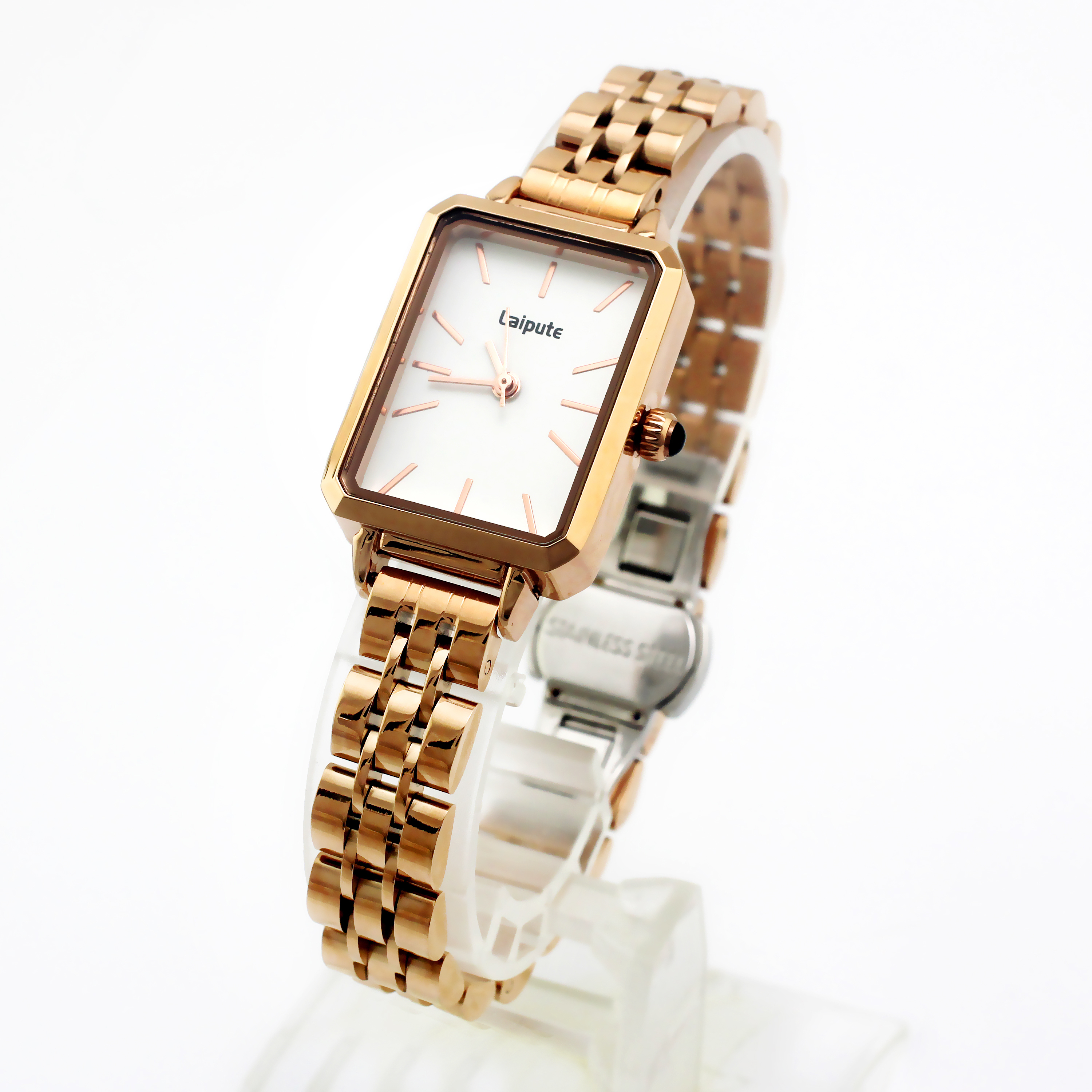 Minimalist Square Women's Stainless Steel Watch 2