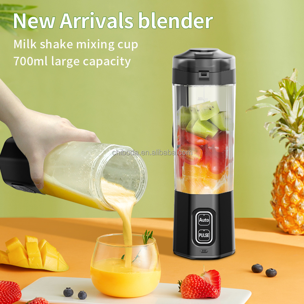 Electric Portable Juicer Blender 360W 6000mAh 700ML USB 3