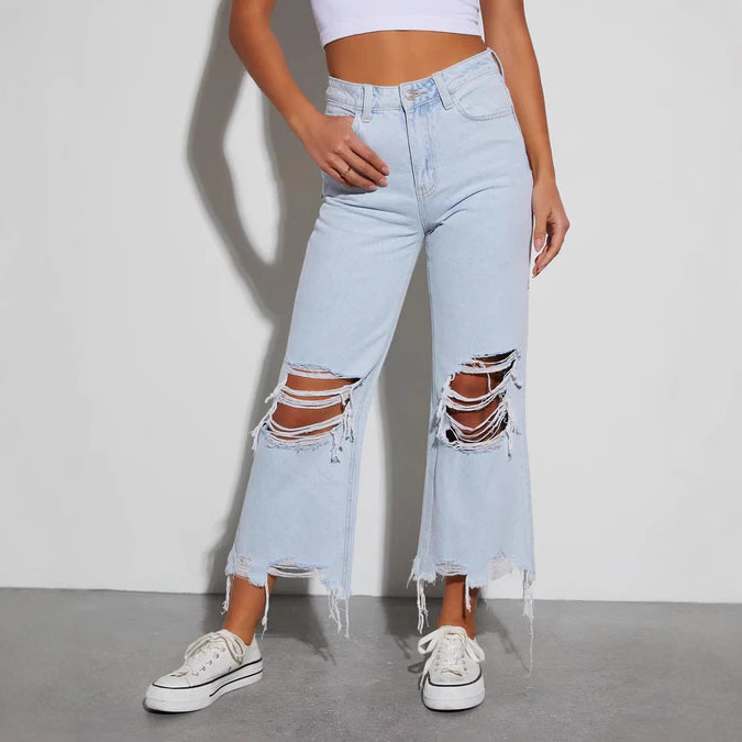 High-Waist-Jeans Damen