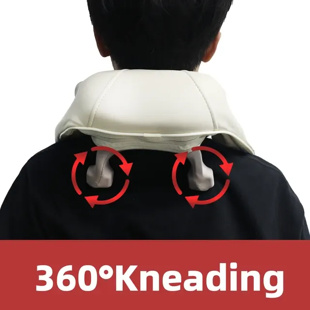 Heated Shiatsu Electric Neck Massager Pillow 2