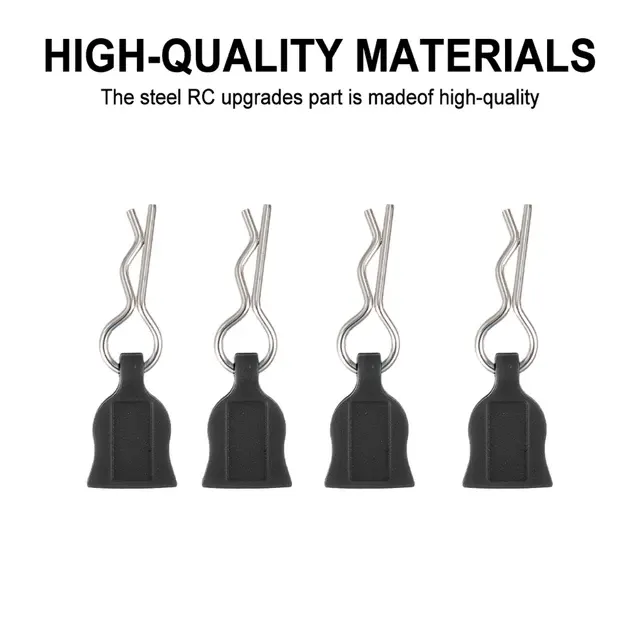 Metal RC Car Shell Clips, 4 Pieces 4