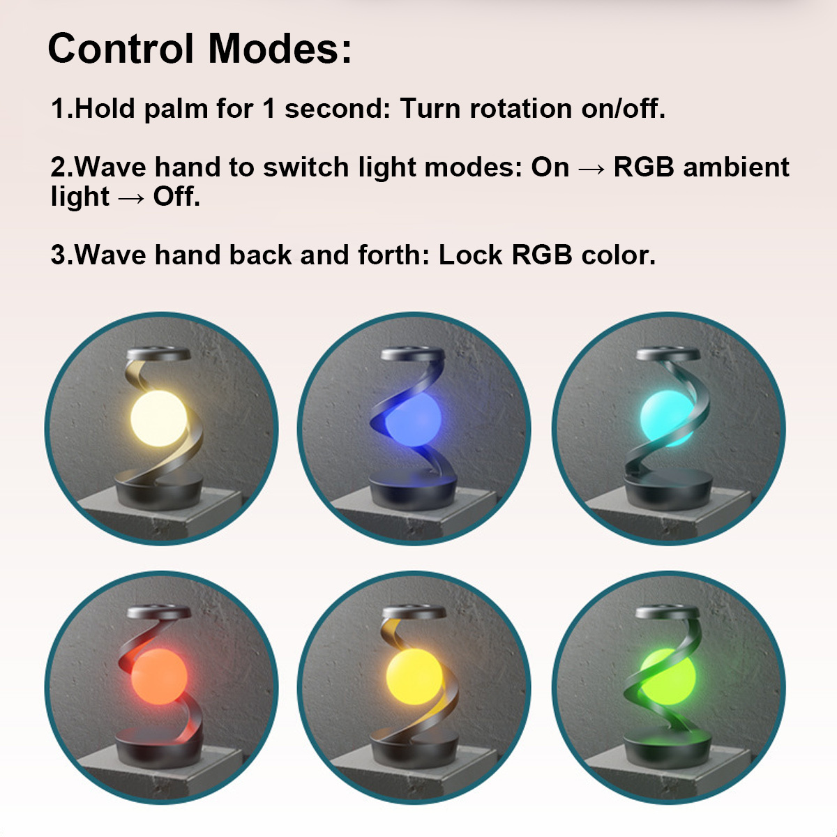 Rechargeable Cordless LED Camping Lantern with RGB 4