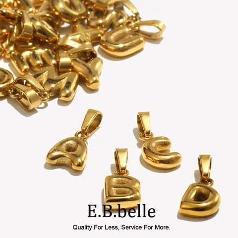 Letter Charm Pendant