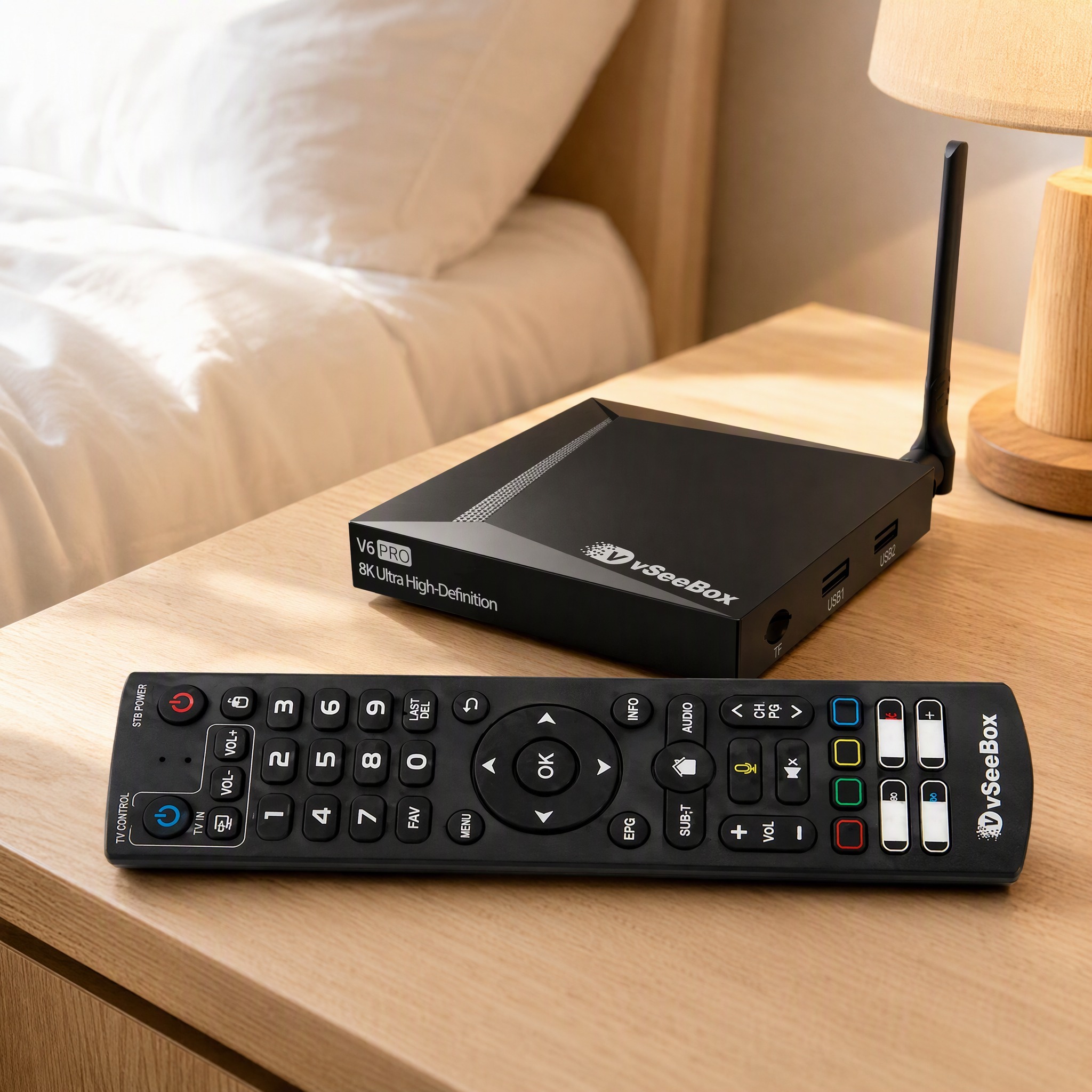 Dual-Core Android 14 TV Box 32GB Storage