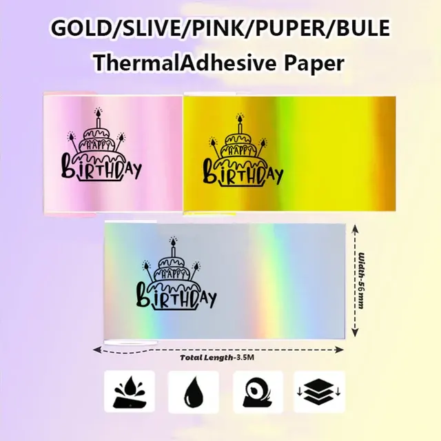 Holographic Thermal Label Roll 4