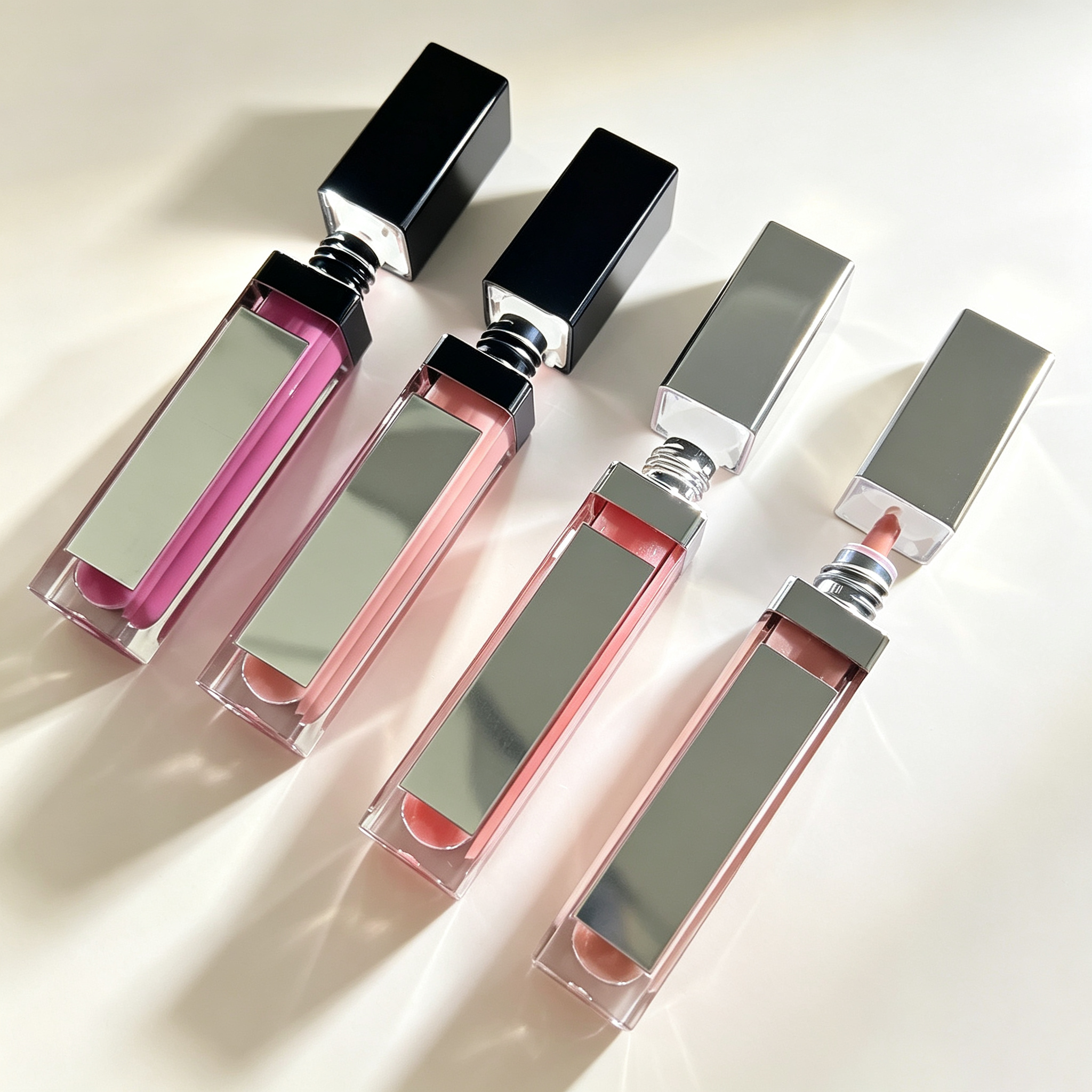 LED Mirror Lip Gloss Tube