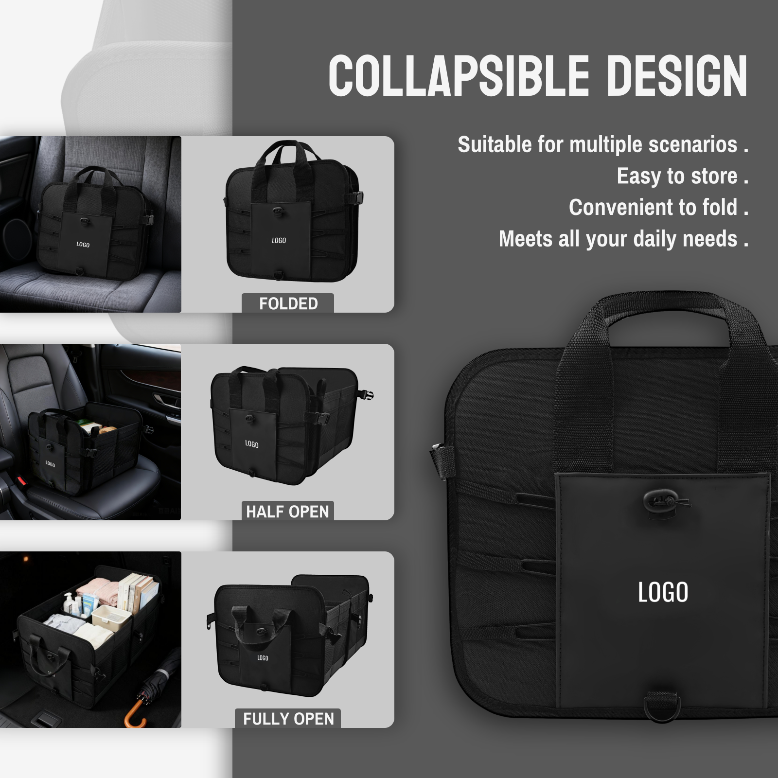 Over Size Foldable Travel Heavy Duty Organizer Storage 4