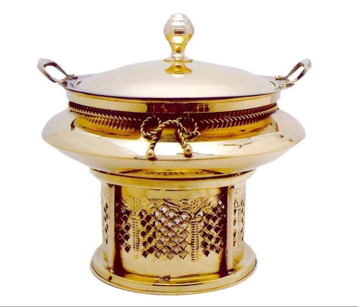 Premium Copper Chafing Dish With Handmade Design and 2