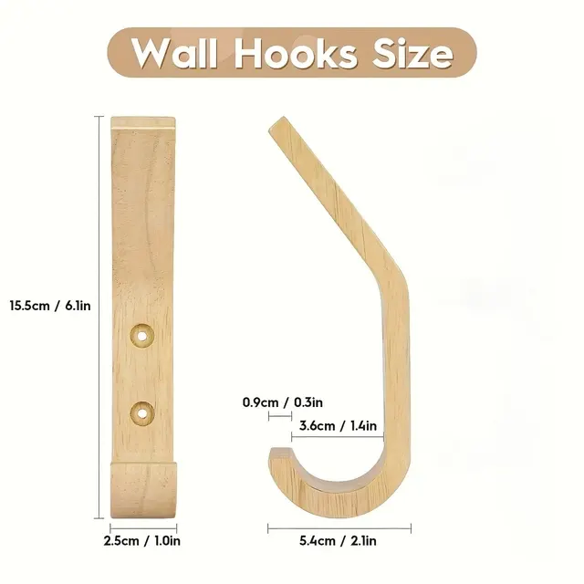 Holz-Wandhaken 4
