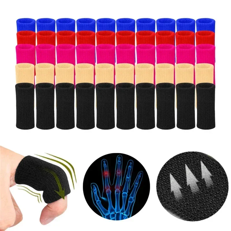 Elastic Finger Sleeves for Ball Sports, 10-Pack 4
