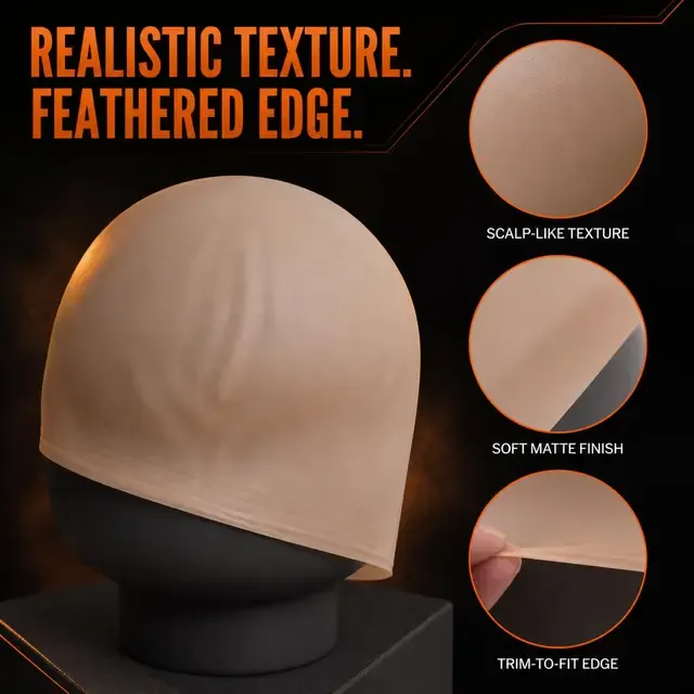 Latex Bald Head Cap 2