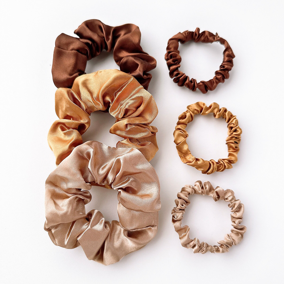 Large Satin Scrunchies Set 2